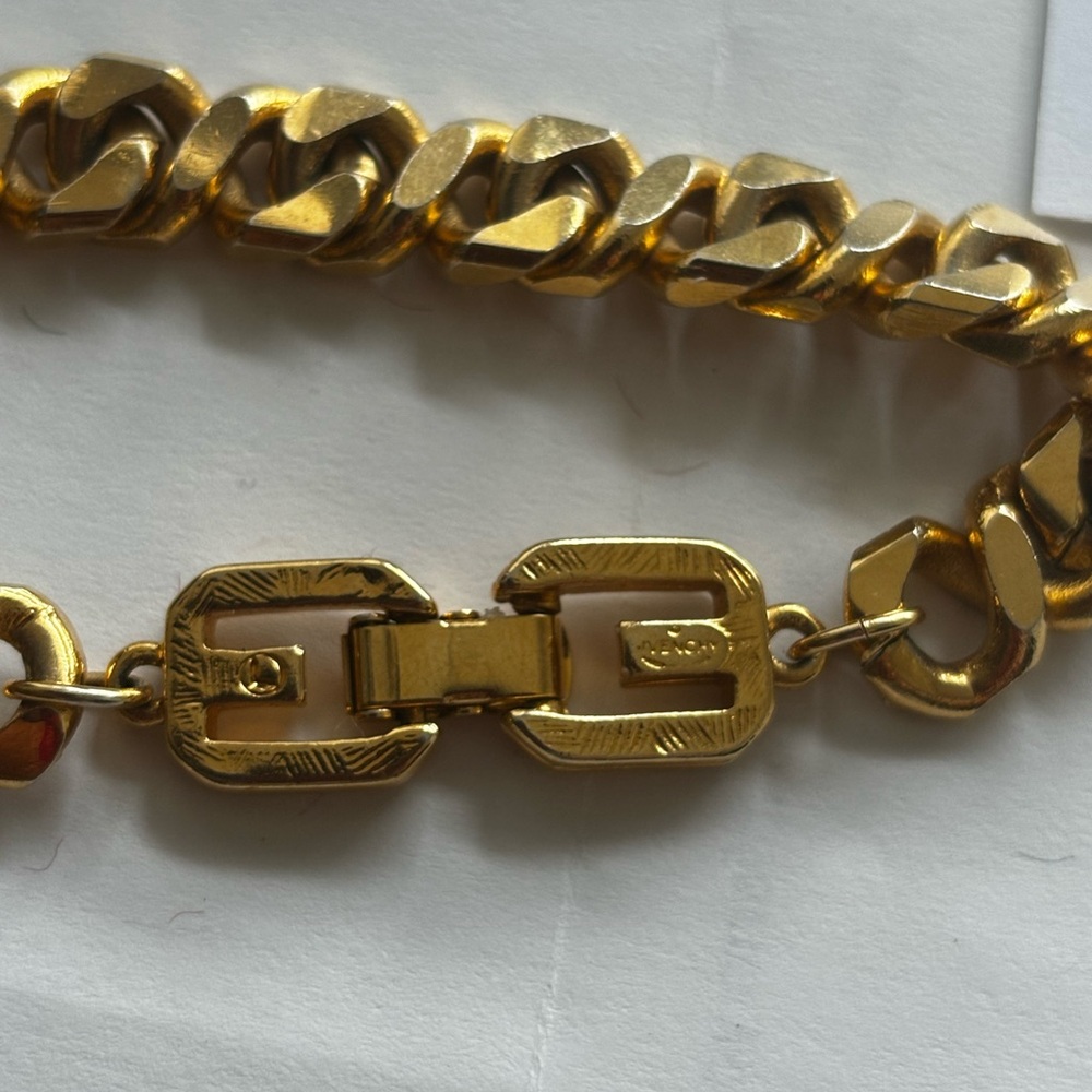 Vintage 1980’s GIVENCHY Gold Chain Bracelet